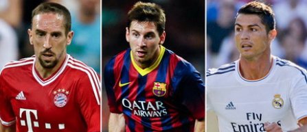 Ribery spune ca nimeni nu are sansa sa castige Balonul de Aur in fata lui Messi si Cristiano Ronaldo