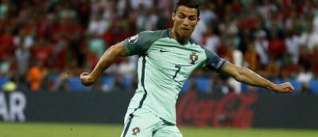 Euro 2016: Cristiano Ronaldo a egalat recordul lui Michel Platini (video)