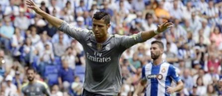 Cristiano Ronaldo, tripla pentru Real Madrid in partida cu Espanyol Barcelona