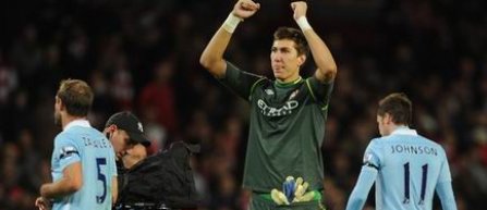 Pantilimon a aparat un penalty, dar Manchester United a eliminat pe City din Cupa Angliei