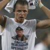 Tricou cu imaginea lui Vladimir Putin, afisat la Istanbul de un jucator rus