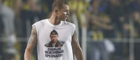 Tarasov risca o suspendare de 10 meciuri pentru tricoul pro-Putin (video)