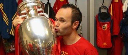 Euro 2012: Iniesta, desemnat cel mai bun jucator al turneului