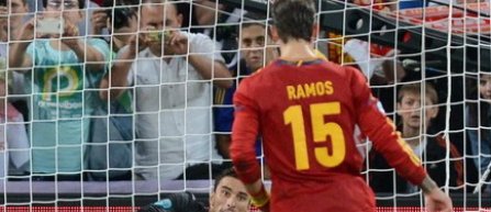 Euro 2012: Sergio Ramos, cel mai bun jucator al semifinalei Spania - Portugalia