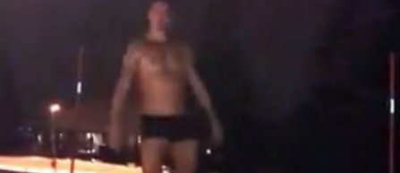VIDEO | Zlatan Ibrahimovic a postat un filmulet in care apare aproape dezbracat, in zapada