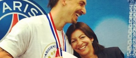 Ibrahimovic, premiat de primarul Parisului dupa ce a cucerit Cupa Frantei