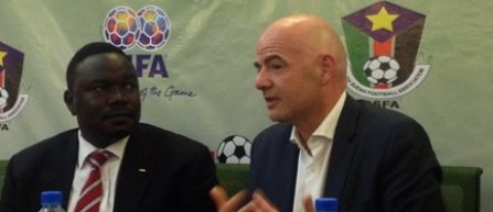Gianni Infantino, in vizita in Sudanul de Sud