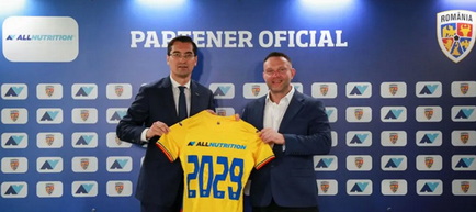 Echipa Națională de Fotbal a României are un nou partener oficial: ALLNUTRITION se alătură "tricolorilor" până în 2029