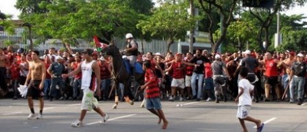 Opt suporteri ai lui Flamengo, acuzati de asasinarea unui fan rival, au fost retinuti
