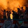 Euro 2012: Fumigene la meciul Irlanda - Croatia