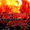 Federatiile din Anglia si Polonia, sanctionate dupa incidentele produse de fani