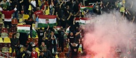 UEFA a deschis o procedura disciplinara dupa incidentele de la meciul Romania - Ungaria