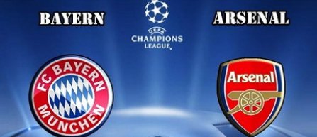 Liga Campionilor: Bayern - Arsenal, duel echilibrat pe "Emirates"