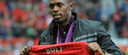 Usain Bolt ar putea participa la un meci de caritate la Manchester United