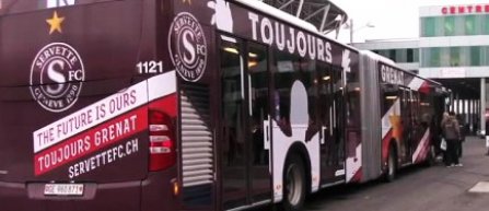 Autocarul echipei Servette Geneva a fost atacat cu sticle într-o benzinărie de pe autostradă