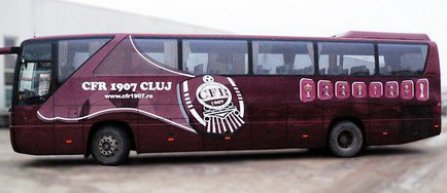 Campioana en-titre, CFR Cluj, si-a rebranduit autocarul