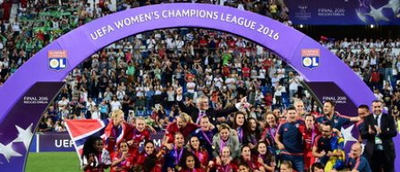 Fotbal feminin: Olympique Lyon a castigat pentru a treia oara Liga Campionilor