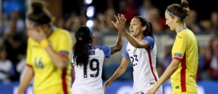 Fotbal feminin: Romania, surclasata cu 8-1 de campioana mondiala SUA