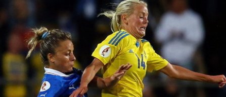 Fotbal feminin: Suedia si Italia, calificate in sferturile EURO 2013