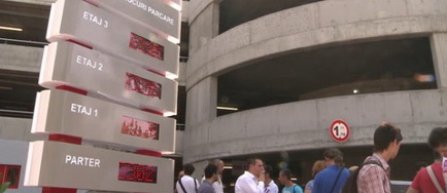 Parcarea supraterana de la Arena Nationala, functionala de luni