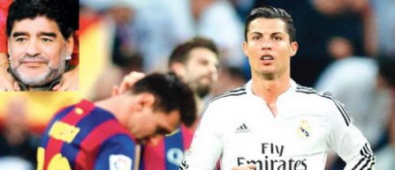 Diego Maradona: Lionel Messi nu este mai bun decat Cristiano Ronaldo si viceversa