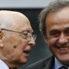 Euro 2012: Presedintele Napolitano a asistat la meciul Italia - Spania