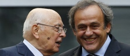 Euro 2012: Presedintele Napolitano a asistat la meciul Italia - Spania