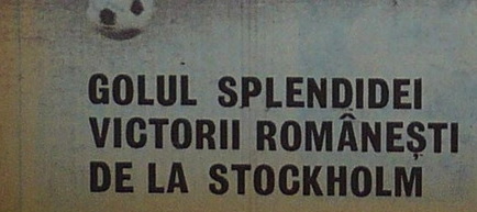 9 iunie 1983, Suedia - România 0-1