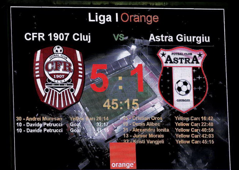 Poze CFR 1907 Cluj - Astra Giurgiu
