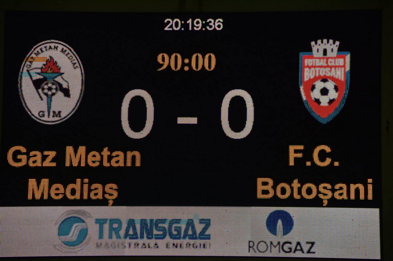 Poze Gaz metan Mediaș - FC Botoșani