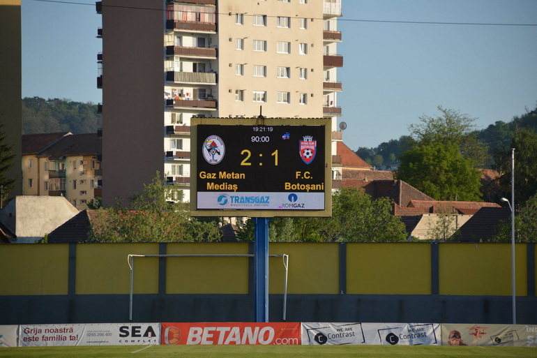 Poze Gaz metan Mediaș - FC Botoșani